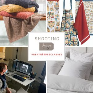 linge de toilette, serviettes de bain et linge de maison photographiées dans un studio strasbourgeois